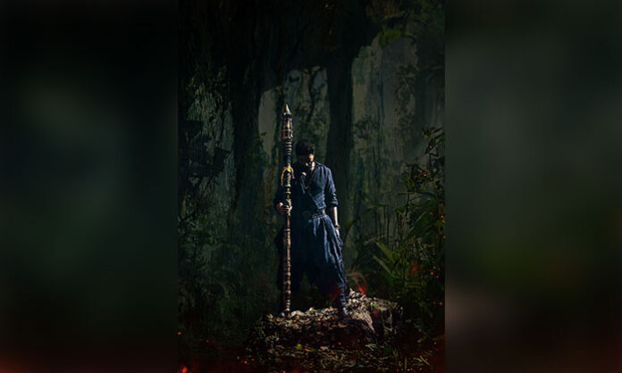 T Gopichand appears in a fierce avatar in the new SINGA poster as the film completes 50 percent of its shoot.