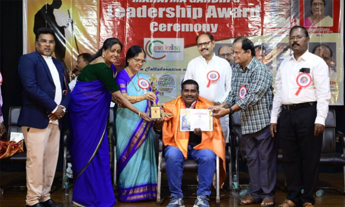 Ramavath Nari Naik receives Mahatma Gandhi Leadership 2026 National Award for social service