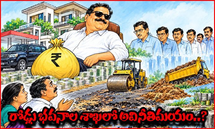 Paila Dharma Reddy and Roads and Buildings Department projects under scrutiny