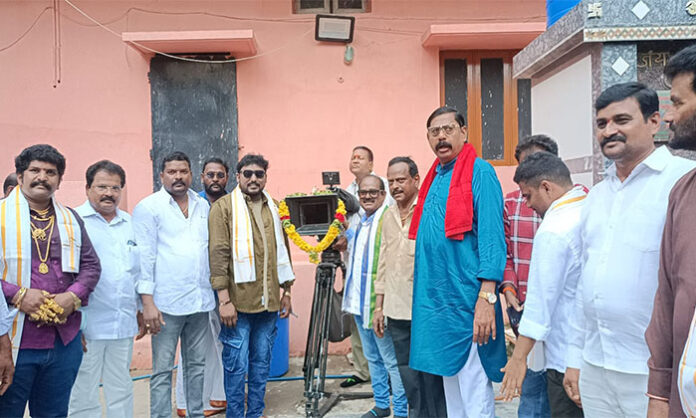 Dynamic Hero Sriram launches the shooting of his 13th lead film, Ramabhadrudu, directed by Mahesh Bhagyaraj.