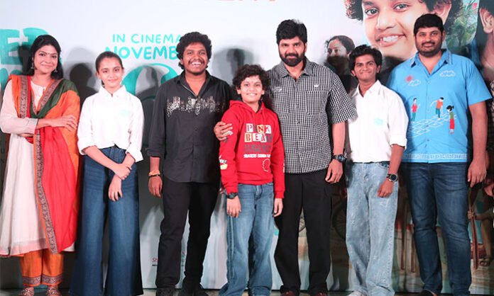 Sree Vishnu attends the Summer Holidays movie trailer launch in Hyderabad ahead of its November 6 theatrical release.