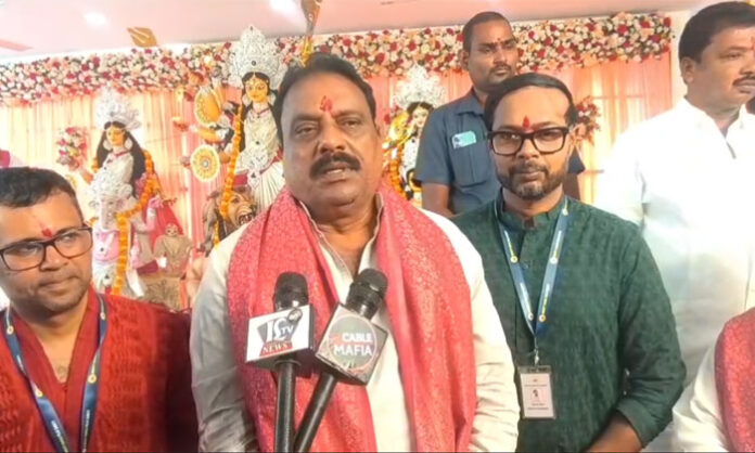 Sun City Durga Puja Celebrations With MLA T. Prakash Goud