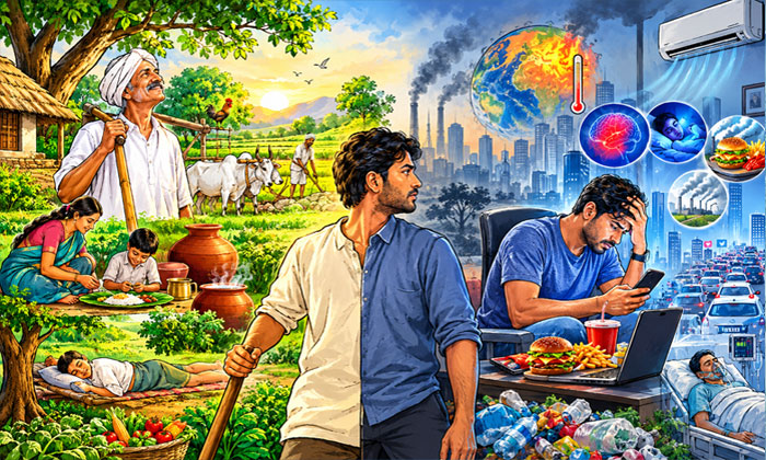 Technology Impact | మన టెక్నాలజీయే మనల్ని నాశనం చేస్తోంది..! 3 Traditional Indian Lifestyle vs Modern Technology2